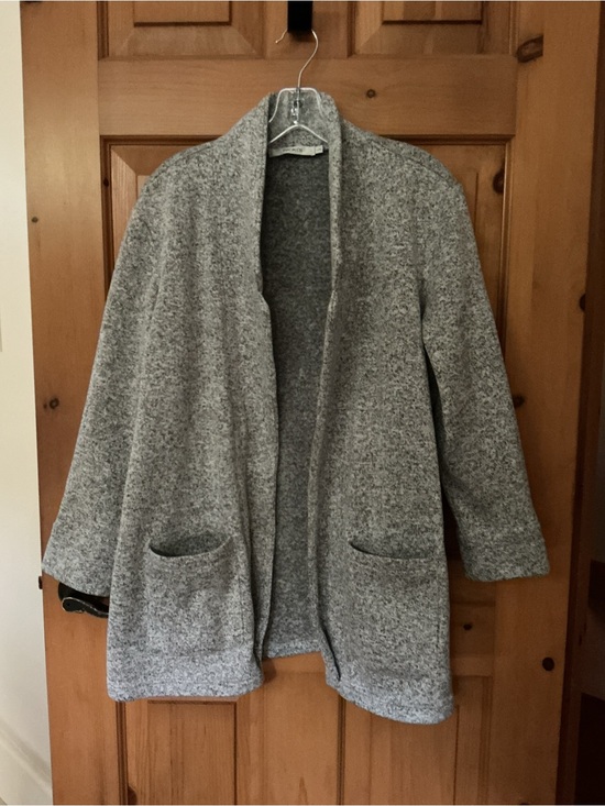 Ricki's Sweaters - Ricki's Grey Open-Front Cardigan Sweater with Pockets